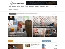 Tablet Screenshot of justtaketime.co.uk